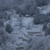 初雪の山里　2016年12月 新潟県十日町